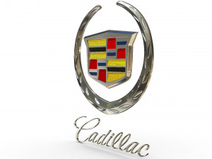 cadillac logo 3D 모델