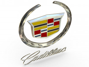 cadillac logo 3D 모델