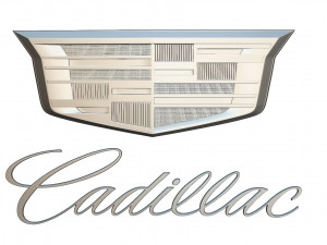cadillac logo 2 3D Model