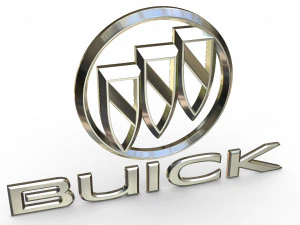buick logo 2 3D Model