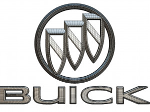 buick logo 2 3D Model