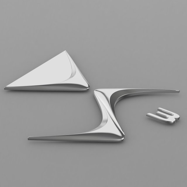 ds logo 3D Model in Parts of auto 3DExport