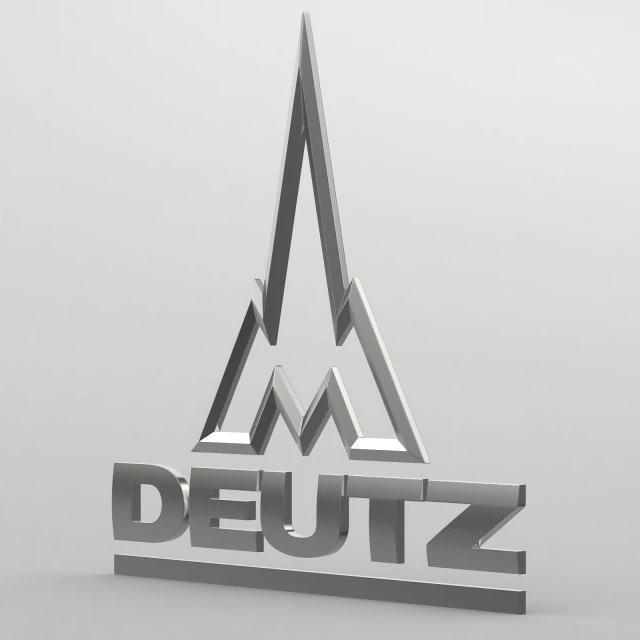 deutz logo 3D Model .c4d .max .obj .3ds .fbx .stl .blend 