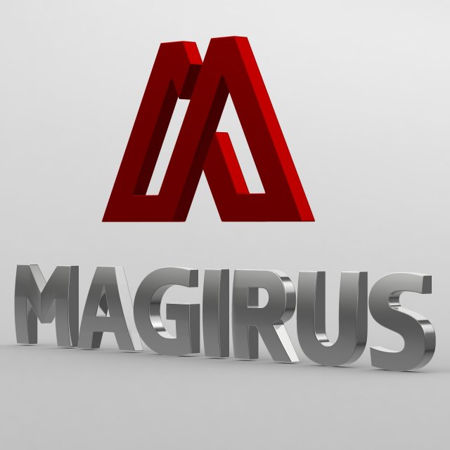 magirus logo 3D मॉडल .c4d .max .obj .3ds .fbx .stl .blend 