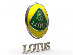 lotus logo Modelo 3D