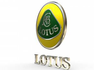 lotus logo Modelo 3D