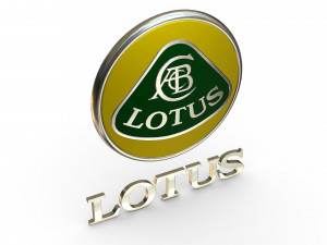 lotus logo Modelo 3D