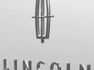 logotipo do Lincoln Modelo 3D