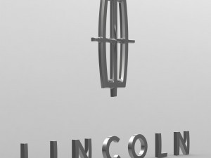 lincoln logo 3Dモデル