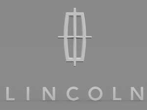 lincoln logo 3Dモデル