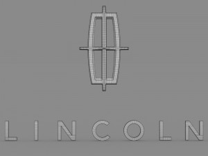 lincoln logo 3Dモデル