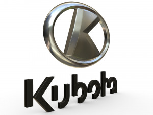 kubota logo 3D-Modell