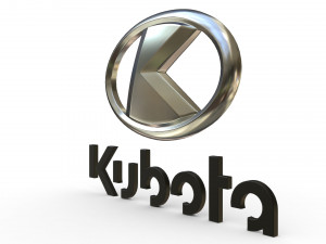 kubota logo 3D-Modell