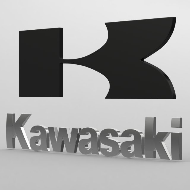 Kawasaki Side Logo Red/Black Sticker (700.1020) – Moto1