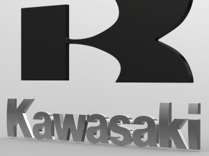 kawasaki logo 3D Модель