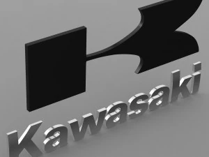 kawasaki logo 3D Model