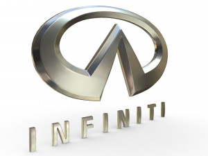 infiniti logo Modelo 3D