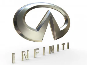 Infiniti-Logo 3D Modell