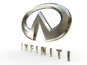 Infiniti-Logo 3D Modell