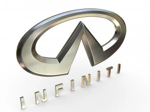 Infiniti-Logo 3D Modell