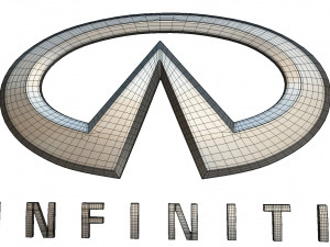 infiniti logo Modelo 3D