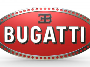 bugatti logo 3D Model