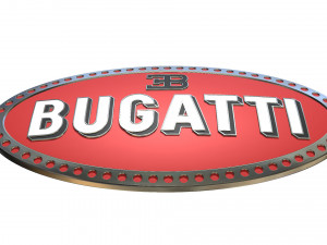 bugatti logo 3D Model