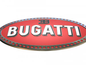 bugatti logo 3D Model