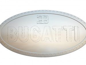 bugatti logo 3D Model