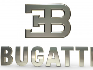 bugatti logo 2 3D Model
