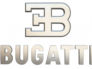 bugatti logo 2 Model 3D