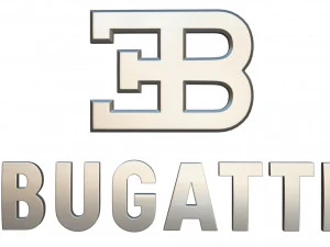 bugatti logo 2 3D Model