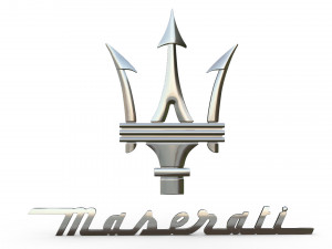 maserati logo 3D Model