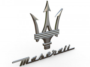 maserati logo 3D Model
