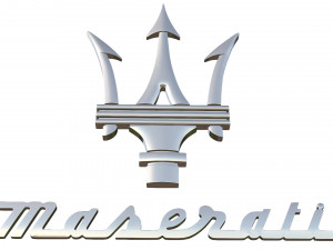 maserati logo 3D Model