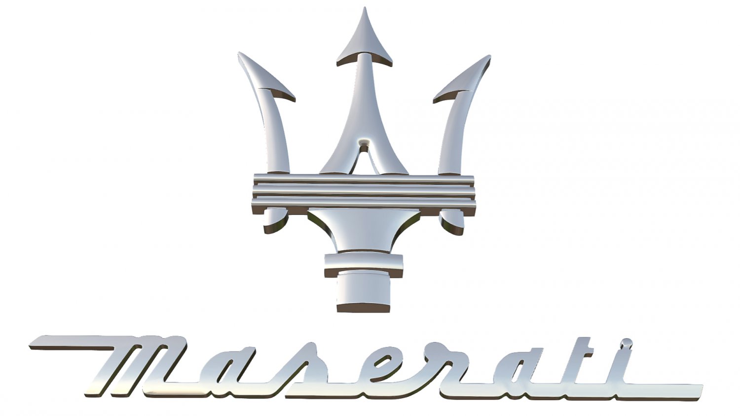 maserati logo 3D Модель in Запчасти 3DExport