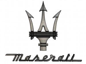maserati logo 3D Model