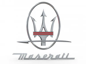 मासेराती लोगो 2 3D मॉडल