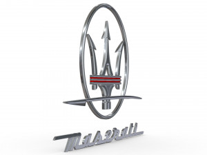 maserati logo 2 3D Модель