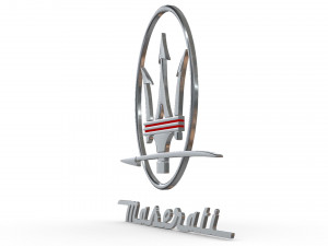 maserati logo 2 3D Модель