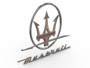maserati logo 2 3D Модель
