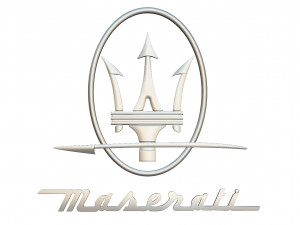 maserati logo 2 3D Модель