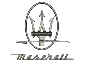 maserati logo 2 3D Модель