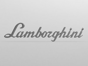 lamborghini logo Modèle 3D