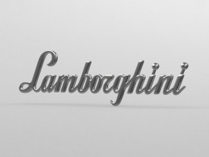lamborghini logo Modèle 3D