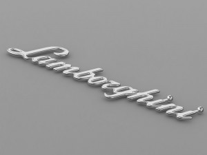 lamborghini logo Modèle 3D