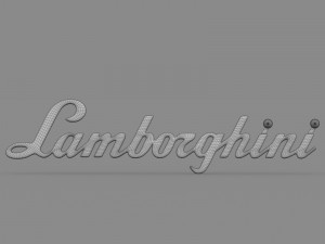 lamborghini logo Modèle 3D