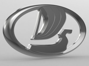 vaz logo 3D Model