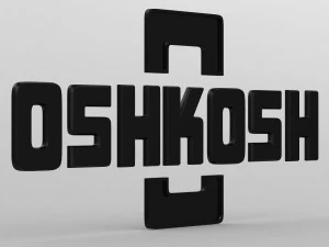 Oshkosh-Logo 3D Modell