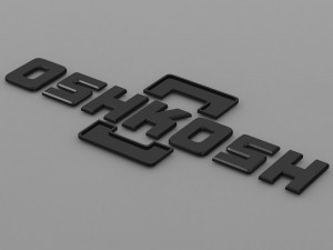 oshkosh logo 3D Model
